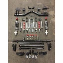 1955-1957 Chevy Tri-Five Triangulated 4-link kit with Hardware & Coilovers Nomad