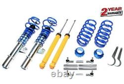 2 Way Adjustable Coilover Kit For Audi A3 Type 8P (2003-2013) + Sway Bar Links