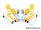 A-max Coilovers For Audi A3 8p Mk2 Quattro Height Adjustable Suspension Kit