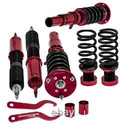 Adj. Height Red Coilover Shock Suspension Kit For BMW 3-Series E90 E91 2006-2013