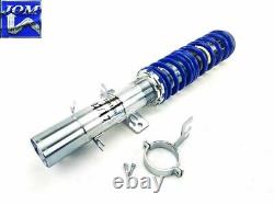 Adjustable Coilover Suspension Kit Audi A1 8X VW Polo 6R + Top Mount JOM