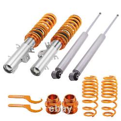 Adjustable Height Coilovers Shock Kit For Audi TT 8N Seat Leon 1M1 1.8 T 98-06
