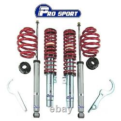 Bmw 3 Series E46 Saloon Coilovers Adjustable Suspension Lowering Springs Kit