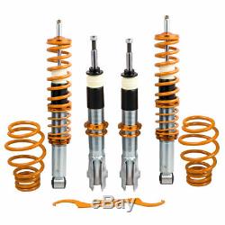 COILOVERS ADJUSTABLE Struts LOWERING SPRINGS KIT FOR VW POLO 6N 6N2 99-02
