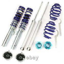 Coilover Kit Adjustable Suspension incl. Strut Mounts fits to BMW 3 Series E46