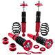 Complete Front + Rear Coilovers For Bmw E46 3 Series Adjustable Top Mounts
