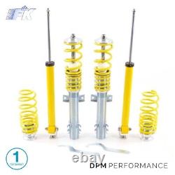 FK AK Street Coilovers for VW Polo 6R 6C Height Adjustable Kit SMVW9019