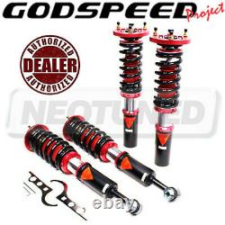 For 03-10 Bmw 5 Series E60 Godspeed Maxx Coilovers Suspension Camber Plate Kit