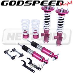 For 2015-21 Ford Mustang Godspeed MonoSS Coilovers Suspension Kit Camber Plates