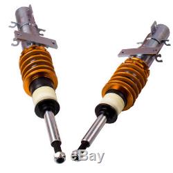 For VW POLO 9N 9N3 (02-09) COILOVERS ADJUSTABLE SUSPENSION LOWERING SPRINGS KIT