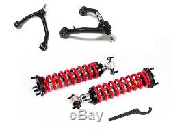 Freedom Off-Road 2007+ GM Front 1-4 Adjustable Coilovers Lift Kit