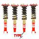 Function & Form For 09-13 Acura Tsx Type 1 Height Adjustable Coilover Kit Set