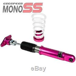 Godspeed(MSS0670) MonoSS Coilovers Lowering Kit MonoTube Shock 16-Way Damping