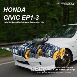 Honda CIVIC Ep1 Ep2 Ep3 Typer Vtec Coilovers Fully Adjustable Suspension Kits