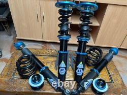 Line Racing Coilovers Lowering Kit For BMW E46 89-06 Adjustable Top Mounts