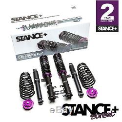 Stance+ Street Coilovers Suspension Kit Fiat 500 1.0 1.2 1.3 1.4 Abarth (07-12)