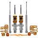 Street Coilover Kit Adjustable Height Suspension For Vw Polo Mk4 9n 2001-2009