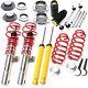 Ta-technix Coilover Kit + Strut Mount Drop Links For Audi A3 8p, For Vw Golf 5