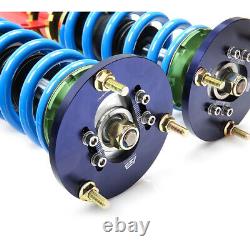 Twin Tube Height Adjustable Coilover Kit Fit BMW 3 Series E46 320i 328i M3 98-06