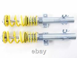 VW Polo 6R FK AK Street Coilovers Height Adjustable Suspension Kit 2009