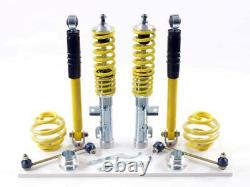 VW Polo 9N FK AK Street Coilovers Height Adjustable Suspension Kit 2001