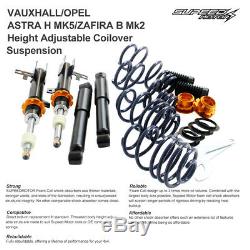Vauxhall/Opel Astra H MK5/Zafira B Mk2 Height Adjustable Coilover Suspension Kit